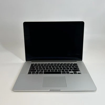 MacBook Pro Retina 15 2014 Silver 2.8 GHz Core i7 4th Gen. 16GB 512GB SSD - READ - Image 1 of 4