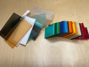 Vintage Plexiglas Color and Texture Sets / Swatch / Samples - Picture 1 of 3