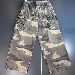 Vintage Old Navy Herren Cargo Hose Größe 32x32 Camouflage Baumwolle Fatigues Militär - Bild 1 von 19