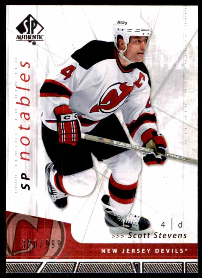 2006-07 SP AUTHENTIC SCOTT STEVENS 320/999 #134 - Image 1 of 2
