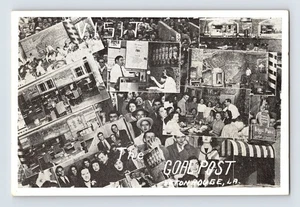 Vintage 1940er Postkarte Tor Post Restaurant LSU Baton Rouge LA unbesendet - Bild 1 von 2