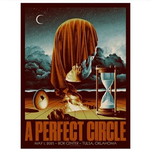 A Perfect Circle AP Poster Tulsa 6/25 – Signed Artist Proof xx/25 Rare Limited - Picture 1 of 3