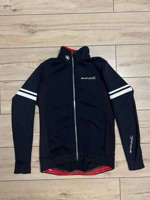 Men Endura fs260-pro Thermal Windproof  Jacket Cycling Bike Racing Size M Black  - Image 1 of 4