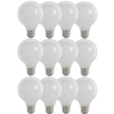 Feit Electric 40W G25 Dimmable E26 LED Vintage Bulb Soft White 12-Pack - Image 1 of 4