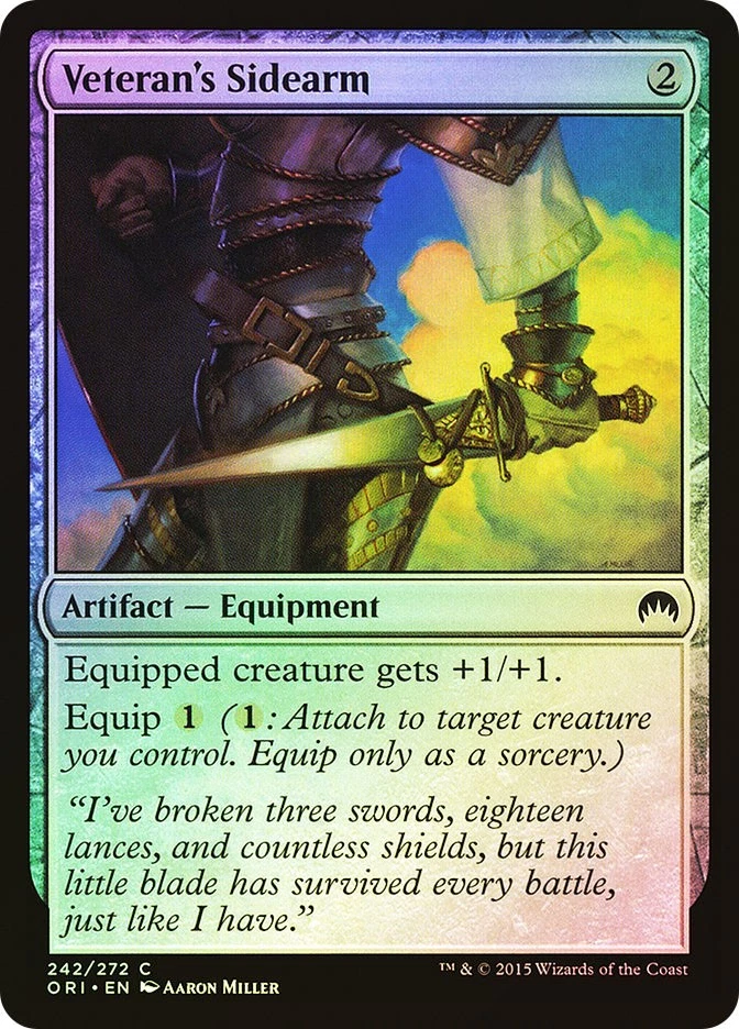MTG FOIL Veteran's Sidearm  - Magic Origins #242 - Image 1 of 1