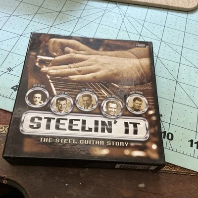 4xCD box set Steelin' It: The Steel Guitar Story w/55-page booklet Roy Smeck - Image 1 of 4