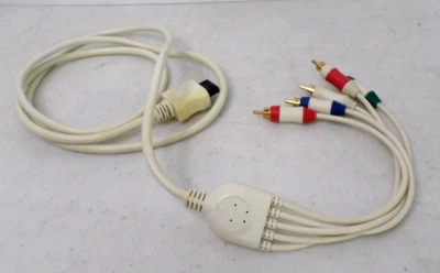 6 Feet HD TV Component RCA Audio Video AV Cable Plug for Nintendo Wii U (White) - Image 1 of 4