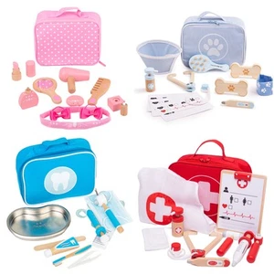 Bigjigs Toys Juego de Rol Infantil Doctor Enfermera Tocador Dentista - Imagen 1 de 43
