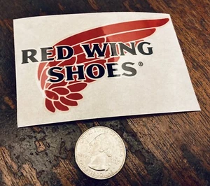Red Wing Shoes / Boots STICKER - For Toolbox Truck Shop Laptop Office Redwing
