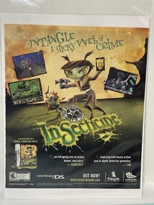 2008 Insecticide Video Game Vintage Print Ad Gamecock Nintendo Ds - Bild 1 von 8