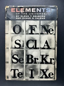 1958 Elements of the Universe 1st Ed Seaborg HC DJ Atomic Science Rare - Bild 1 von 5