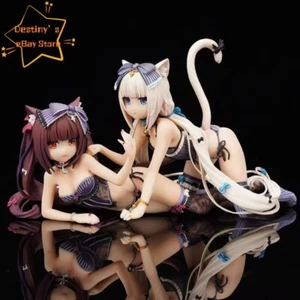Neko Para Reproducir 100% NEKOPARA Chocola Vainilla PVC Figura Estatua Muñeca Juguete 1 pieza - Imagen 1 de 19