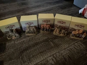 Lot of 5 David Winter Cottages From 1985 With Original Boxes - Picture 1 of 11