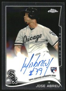 2014 Topps Chrome Rookie Autographs Jose Abreu Auto RC