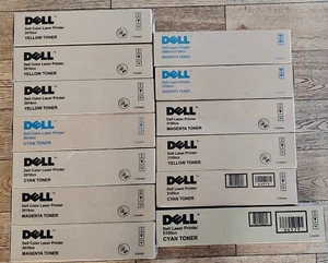 Dell toner cartridges, job lot (13 toners) , for Dell 3100cn / 5100cn / 3010cn - Picture 1 of 4