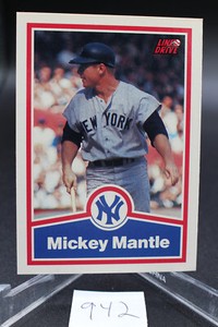 1991 Line Drive Mantle #18 Mickey Mantle YANKEES!