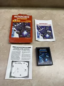 Atari 2600 Asteroids CX2649 Complete In Box CIB Tested Game - Picture 1 of 16