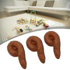 Useful Realistic Poop Kit Set Toys Tricky Turd 3Pcs Fake Poop Fun Funny