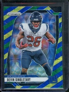 2024 Panini Prizm Devin Singletary #213 Blue Yellow Scope - Picture 1 of 2