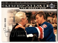 1999-00 Upper Deck Profiles Quantum Silver Wayne Gretzky /100 #GP7 New York