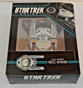 EAGLEMOSS STAR TREK ONLINE USS EUROPA NCC-97640 NEW IN BLACK BOX - Picture 1 of 7
