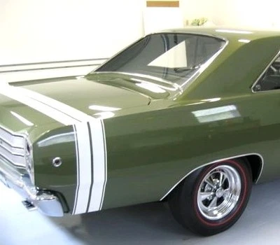 Kit de rayas traseras para Dodge Dart Bumble Bee 1968 Mopar 68 negro brillante Foto 1 de 2