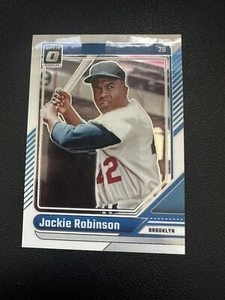 Jackie Robinson 2024 Panini Donruss Optic #16 Brooklyn Dodgers Holo Foil Prizm - Imagen 1 de 6