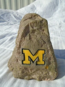 Michigan vs. Michigan State Football Rock - Picture 1 of 4