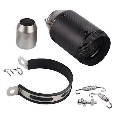 51mm/2" Slip-on Motorcycle Exhaust Rear End Muffler Tail Pipe For Kawasaki Ninja Foto 1 de 4
