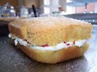 2 Victoria Sponge Sandwich Loaf Cake Home Made FREE POST Ex National Trust Chef