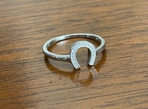 Duftschmuck Sterling Silber Ring 8 Glückshufeisen - Bild 1 von 3