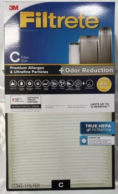 3M Filtrete Size C Filter True HEPA Filtration #1150098  New In Box - Image 1 of 2