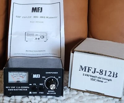  MFJ-812B VHF 144-220 MHz Potencia, SWR/Vatímetro Foto 1 de 2