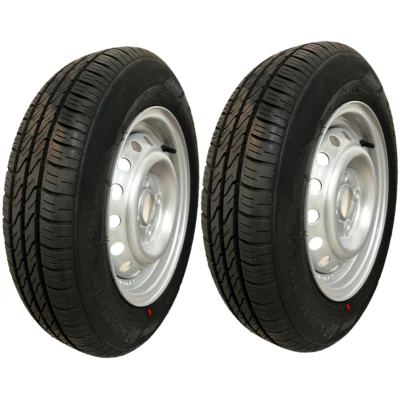 145/80R13 Komplettrad Anhänger Security AW418 , 79N , 4x100 4Jx13 ET 30  2 Stück - Bild 1 von 4