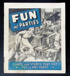 1940's Quackery Medicine Game And Stunts Pep Up Parties Booklet - Picture 1 of 7