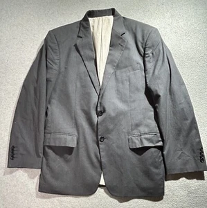 Johnston & Murphy Blazer Mens 46R Suit Jacket Double Vent Sport Coat Striped - Picture 1 of 19