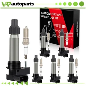 6 For 2008-2016 Buick Enclave 3.6L V6 Ignition Coil & Iridium Spark Plug - Picture 1 of 8
