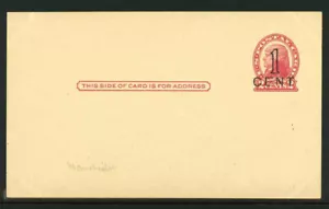 Scott UX33 1c Re-Value Surcharge UPSS S45-23 Manchester 9D12 37 - Picture 1 of 2