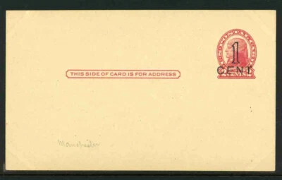 Scott UX33 1c Re-Value Surcharge UPSS S45-23 Manchester 9D12 37 - Image 1 of 2