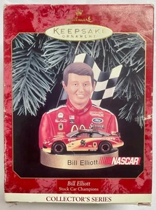HALLMARK Keepsake Ornament NASCAR BILL ELLIIOTT Stock Car Champions 1999 - Bild 1 von 3