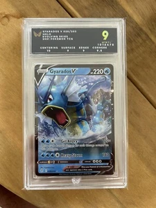 2021 Pokemon Sword & Shield Evolving Skies Gyarados V 028 PSA ARK 9 MINT - Bild 1 von 2