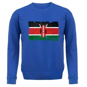 Kenya Flag - Kids Hoodie / Sweater - Nairobi Flags World Kenyan Republic Africa - Picture 1 of 20