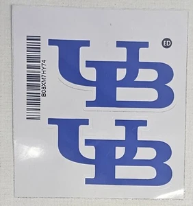 2 pegatinas UB UNIVERSITY AT BUFFALO BULLS - FÚTBOL - CALCOMANÍAS DE BÉISBOL/CASCO - Imagen 1 de 4