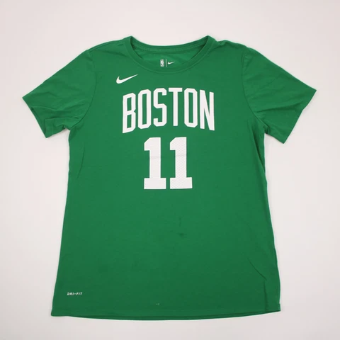 Nike Shirt Adult Medium Boston Celtics Irving 11 Green Short Sleeve Dri-Fit Mens Cover