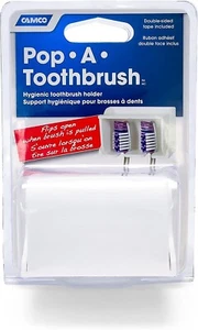 CAMCO 57203 RV CAMPER Pop-A-Cepillo de dientes - SOPORTE blanco - Imagen 1 de 4