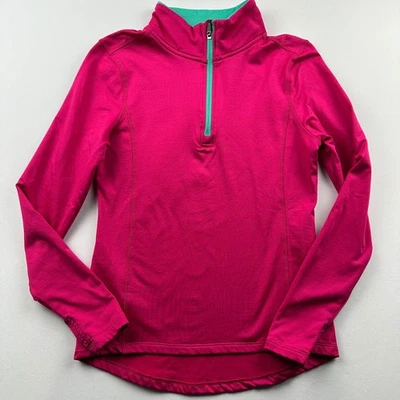 Marika Tek Womens Activewear Pullover Top Long Sleeve Running Pink Green Small - Image 1 of 4