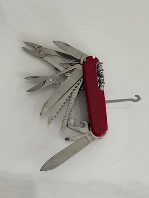 Victorinox Swiss Army Multi-Tool, SwissChamp Pocket Knife, Red 1.6795 - Image 1 of 4