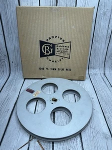 16MM 1200' 12.25 GOLDBERG Motion Picture Film Movie Projector Take Up SPLIT Reel - Picture 1 of 8