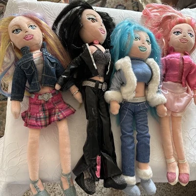 TY GIRLZ - Lote de 4 Muñecas Lindo Caramelo, Rubí Rocante, Estrella Avencionada, Bonita Patti  Foto 1 de 4