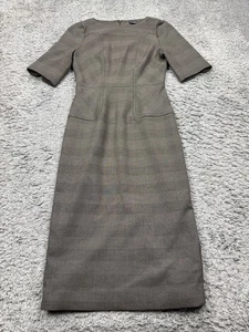 Brooks Brothers Kleid Damen 0 Etuikleid Hahnentritt kariert bescheiden Plissee Karriere - Bild 1 von 11